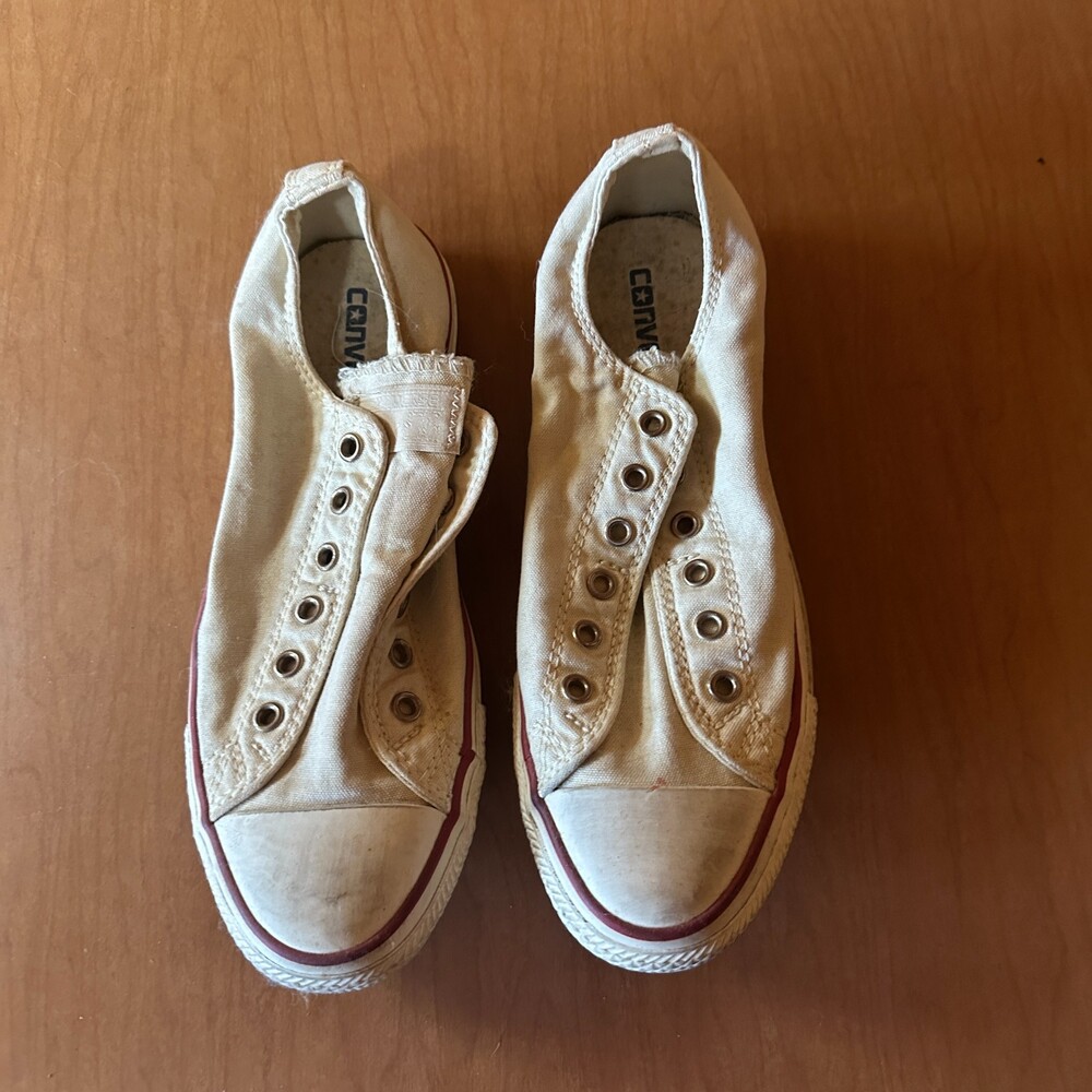Converse Vintage Low Cut Sneakers All- Start Sip Ons sz 6.5 Mens